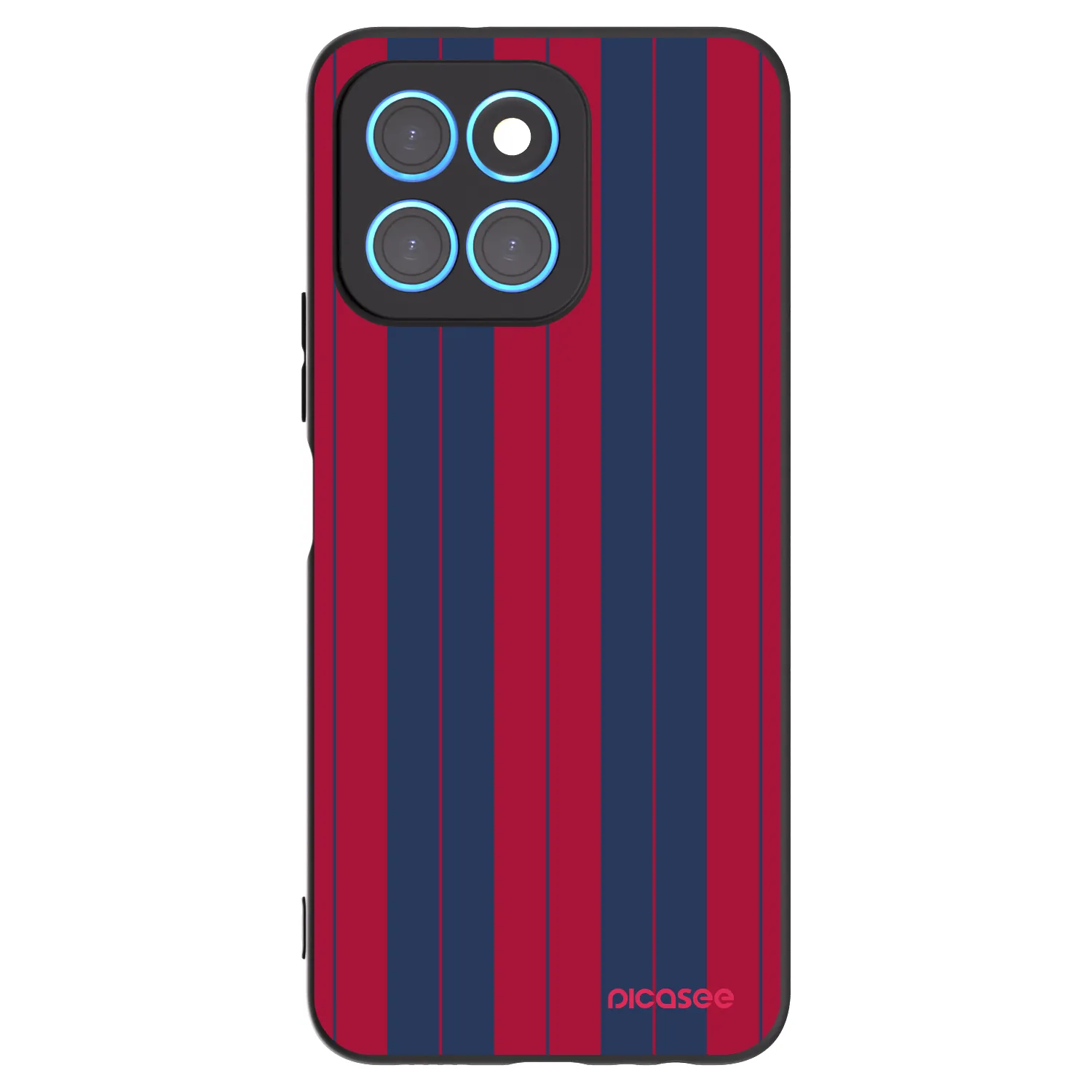 Picasee crna silikonska maskica za Honor X8 5G - Yacht club