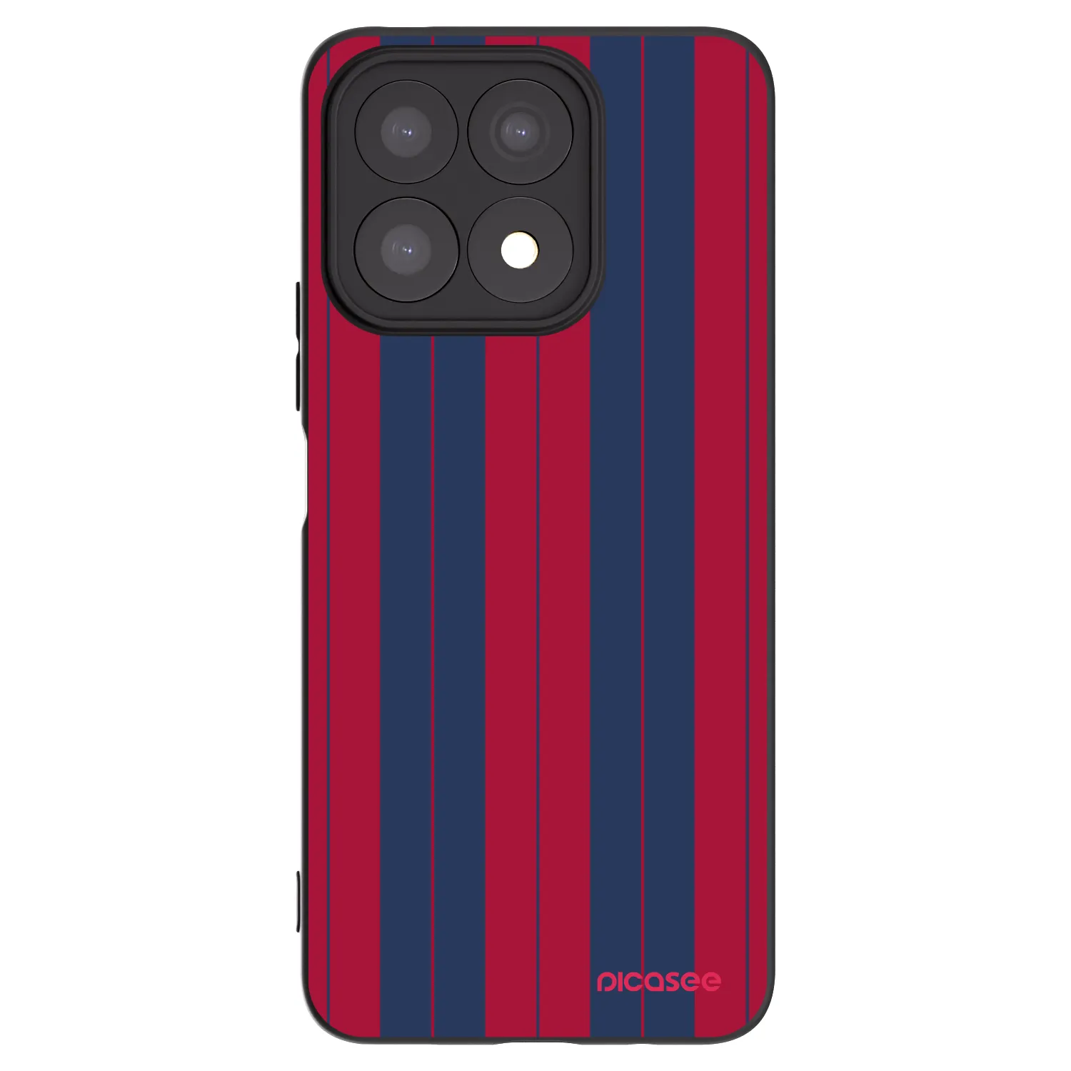 Picasee crna silikonska maskica za Honor X8a - Yacht club