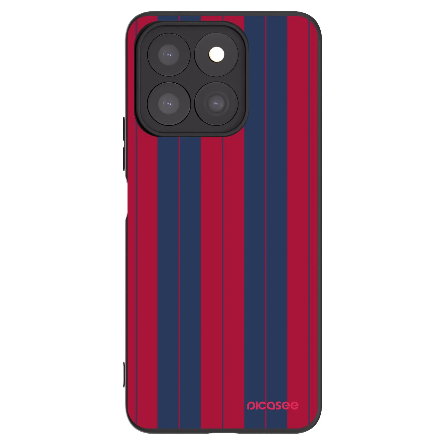 Picasee crna silikonska maskica za Honor X8c - Yacht club