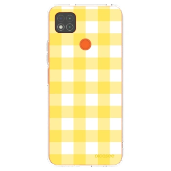 Picasee silikonska prozirna maskica za Xiaomi Redmi 9C - Gride lemon