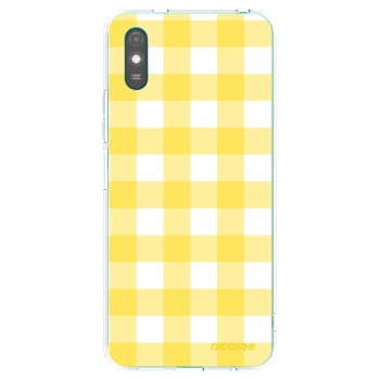Picasee silikonska prozirna maskica za Xiaomi Redmi 9A - Gride lemon