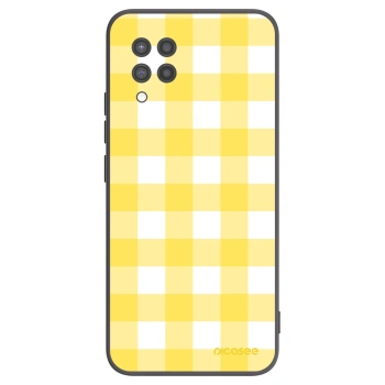 Picasee crna silikonska maskica za Samsung Galaxy A42 A426B - Gride lemon