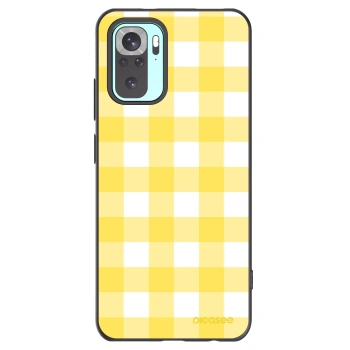 Picasee crna silikonska maskica za Xiaomi Redmi Note 10 Pro - Gride lemon