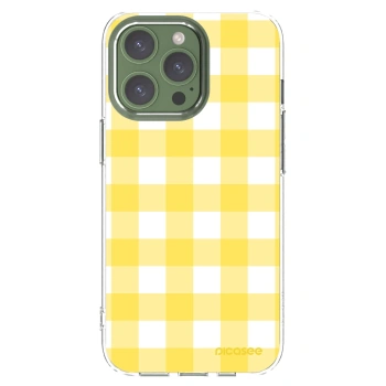Picasee silikonska prozirna maskica za Apple iPhone 13 Pro - Gride lemon