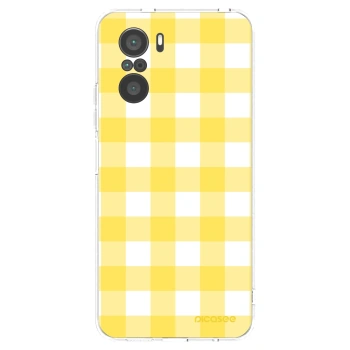 Picasee silikonska prozirna maskica za Xiaomi Poco F3 - Gride lemon