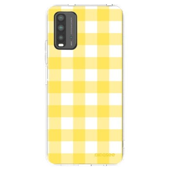 Picasee silikonska prozirna maskica za Xiaomi Redmi 9T - Gride lemon
