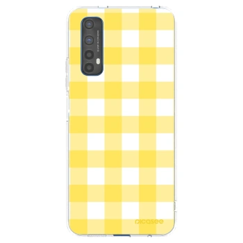 Picasee silikonska prozirna maskica za Realme 7 - Gride lemon