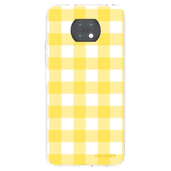 Picasee silikonska prozirna maskica za Xiaomi Redmi Note 9T - Gride lemon