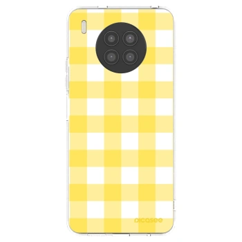 Picasee silikonska prozirna maskica za Huawei Nova 8i - Gride lemon