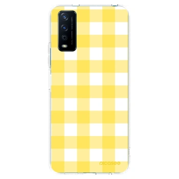Picasee silikonska prozirna maskica za Vivo Y11s - Gride lemon