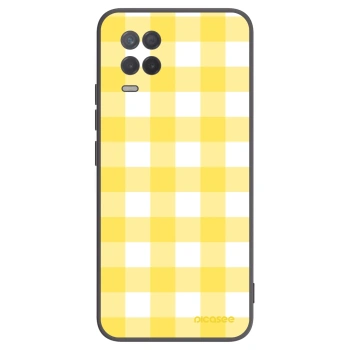 Picasee crna silikonska maskica za Realme 8 5G - Gride lemon