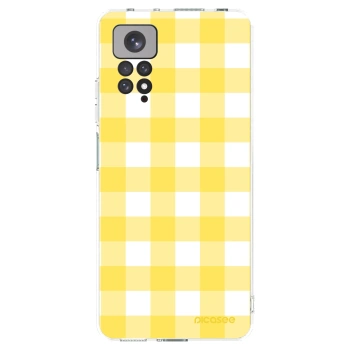 Picasee silikonska prozirna maskica za Xiaomi Redmi Note 11S 4G - Gride lemon