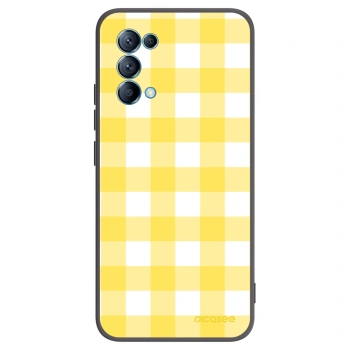 Picasee crna silikonska maskica za OPPO A16s - Gride lemon