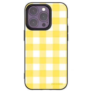 Picasee crna silikonska maskica za Apple iPhone 14 Pro - Gride lemon