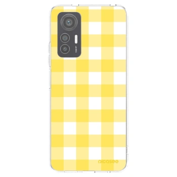 Picasee silikonska prozirna maskica za Xiaomi 12 Lite - Gride lemon