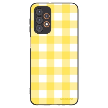 Picasee crna silikonska maskica za Samsung Galaxy A23 A236B 5G - Gride lemon