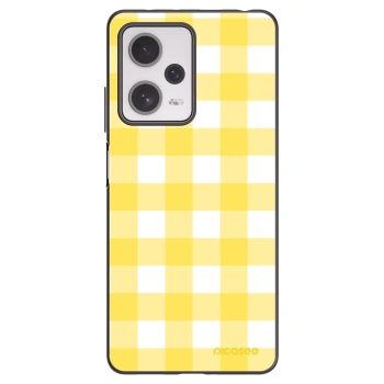 Picasee crna silikonska maskica za Xiaomi Redmi Note 12 Pro+ 5G - Gride lemon