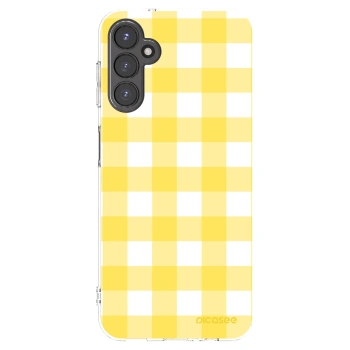Picasee silikonska prozirna maskica za Samsung Galaxy A14 5G A146P - Gride lemon