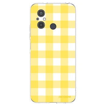 Picasee silikonska prozirna maskica za Xiaomi Redmi 12C - Gride lemon