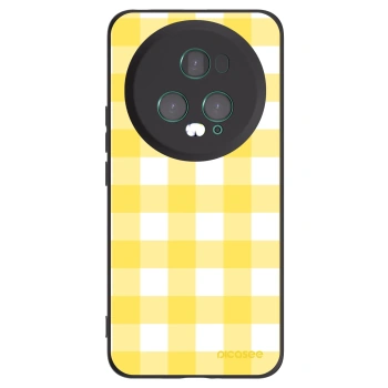 Picasee crna silikonska maskica za Honor Magic5 Pro - Gride lemon