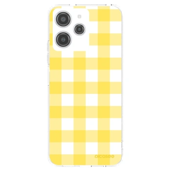 Picasee silikonska prozirna maskica za Xiaomi Redmi 12 4G - Gride lemon