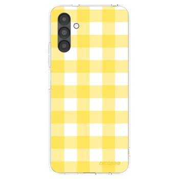 Picasee silikonska prozirna maskica za Samsung Galaxy A04s A047F - Gride lemon