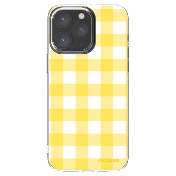 Picasee silikonska prozirna maskica za Apple iPhone 15 Pro Max - Gride lemon