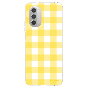 Picasee silikonska prozirna maskica za Motorola Moto G51 - Gride lemon
