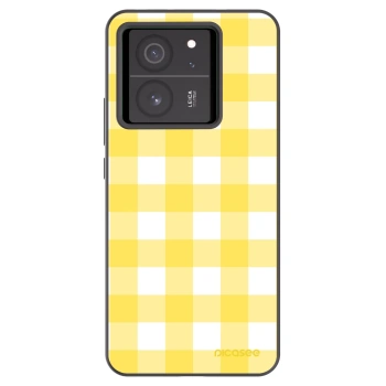 Picasee crna silikonska maskica za Xiaomi 13T Pro - Gride lemon