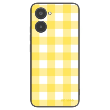 Picasee crna silikonska maskica za Realme 10 4G - Gride lemon
