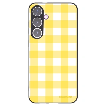 Picasee crna silikonska maskica za Samsung Galaxy S24+ S926B 5G - Gride lemon