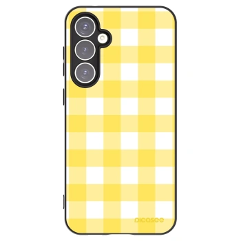 Picasee crna silikonska maskica za Samsung Galaxy S23 FE S711B - Gride lemon