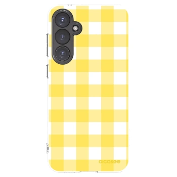 Picasee silikonska prozirna maskica za Samsung Galaxy S23 FE S711B - Gride lemon