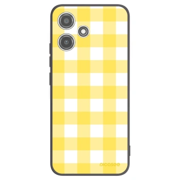 Picasee crna silikonska maskica za Xiaomi Redmi 12 5G - Gride lemon