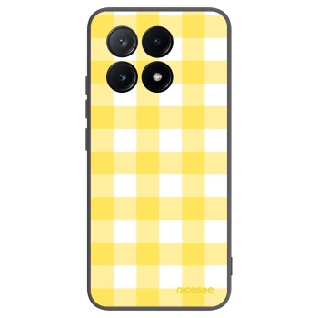 Picasee crna silikonska maskica za Xiaomi Poco X6 Pro - Gride lemon