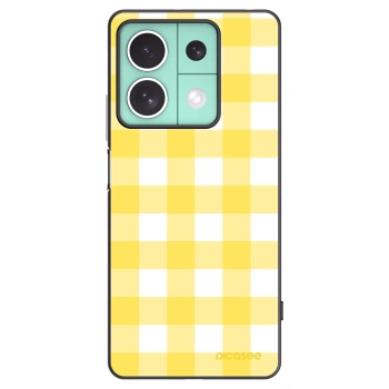 Picasee crna silikonska maskica za Xiaomi Redmi Note 13 5G - Gride lemon