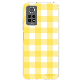 Picasee silikonska prozirna maskica za Xiaomi Redmi Note 12 Pro 4G - Gride lemon