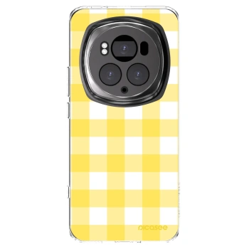 Picasee silikonska prozirna maskica za Honor Magic6 Pro - Gride lemon