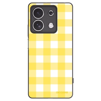 Picasee crna silikonska maskica za Xiaomi Redmi Note 13 4G - Gride lemon