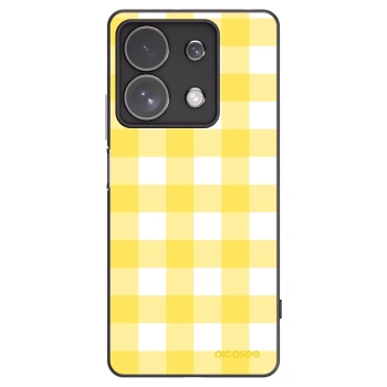 Picasee crna silikonska maskica za Xiaomi Redmi Note 13 Pro 4G - Gride lemon