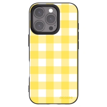 Picasee crna silikonska maskica za Apple iPhone 16 Pro - Gride lemon