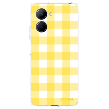 Picasee silikonska prozirna maskica za Realme C33 (2023) - Gride lemon