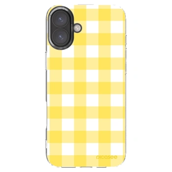 Picasee silikonska prozirna maskica za Apple iPhone 16 Plus - Gride lemon