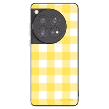 Picasee crna silikonska maskica za OnePlus 12 5G - Gride lemon