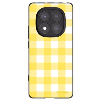 Picasee crna silikonska maskica za Xiaomi Redmi Note 14 Pro+ 5G - Gride lemon