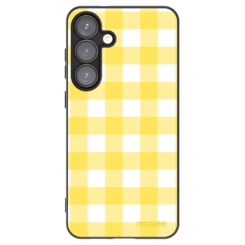 Picasee crna silikonska maskica za Samsung Galaxy S25+ 5G - Gride lemon