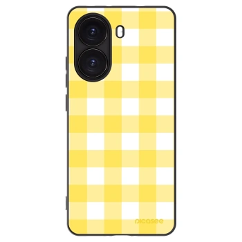 Picasee crna silikonska maskica za Xiaomi Poco X7 Pro 5G - Gride lemon
