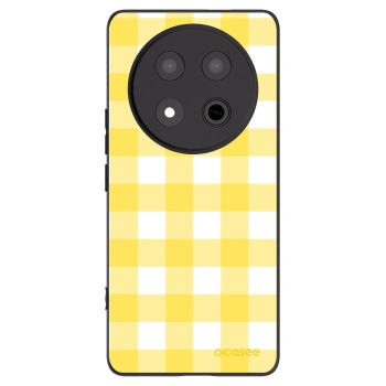 Picasee crna silikonska maskica za Honor Magic7 Lite 5G - Gride lemon