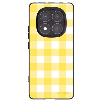 Picasee crna silikonska maskica za Xiaomi Redmi Note 14 Pro 4G - Gride lemon