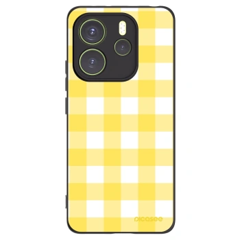 Picasee crna silikonska maskica za Xiaomi Redmi Note 14 4G - Gride lemon